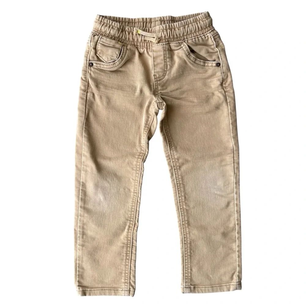 Boys School Pants Bundle of 5 Old Navy Cat & Jack Size 4-4T Jeans Khaki